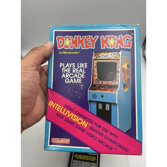 Donkey Kong (Intellivision, 1982, CIB) Complete with Manual CIB - Picture 9 of 14